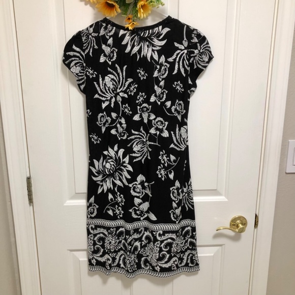 NWOT - Black & White Patterned Dress/Tunic - Picture 6 of 11